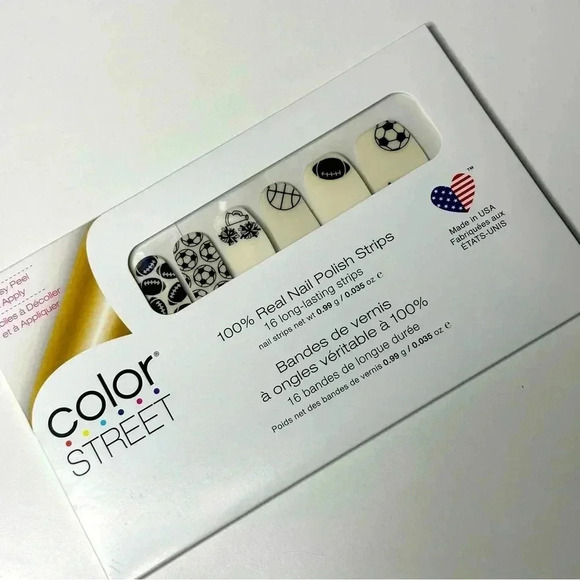 Color Street Dream Team Press On Nails Sports Football Cheerleading Soccer - Picture 2 of 3